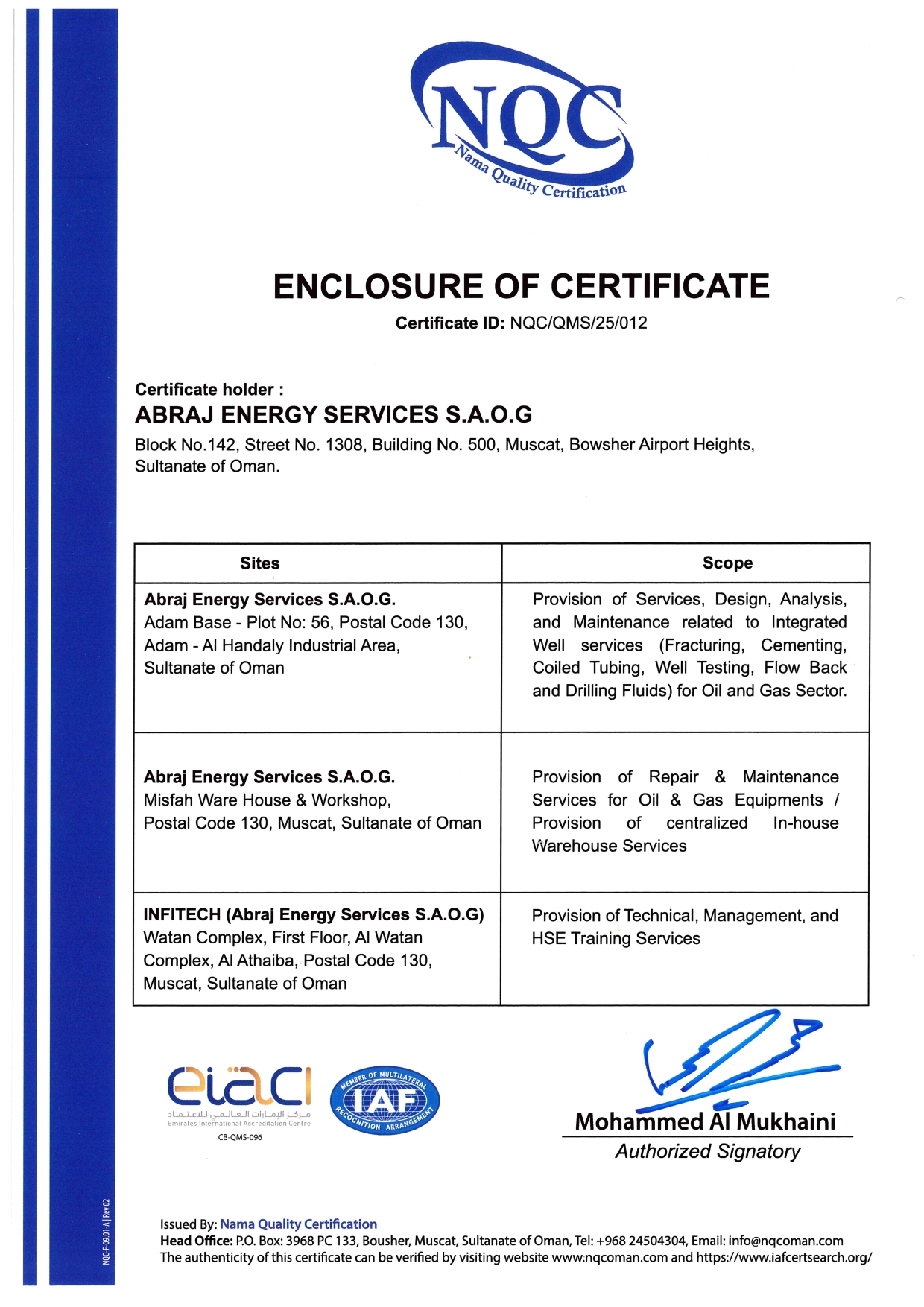 ISO 9001 : 2015 
