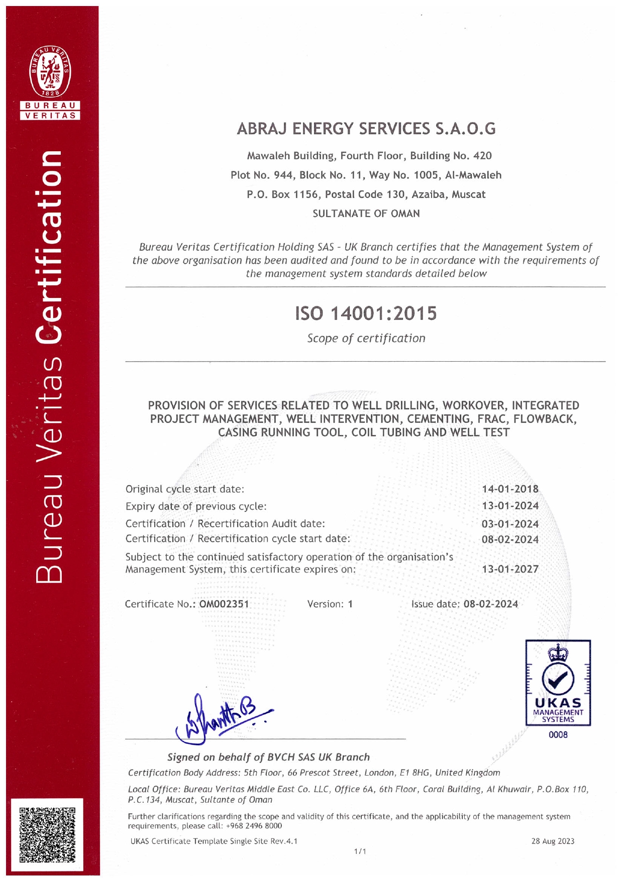 ISO 14001 : 2015 